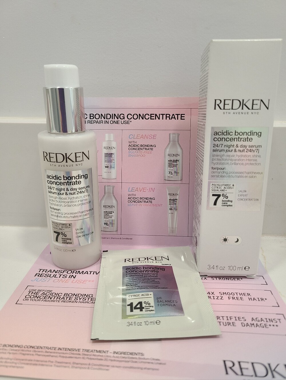 Redken ABC 24/7 Night & Day Serum + Sample